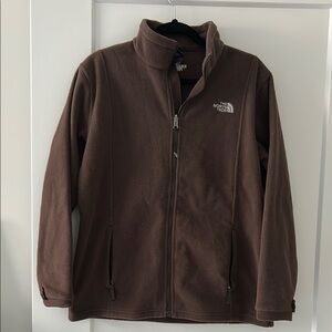 The North Face Brown Puffer Jacket Full Zip
